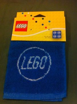 Small blue towel