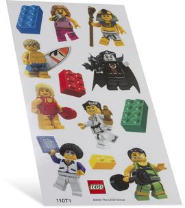 Classic Minifigure Sticker Set