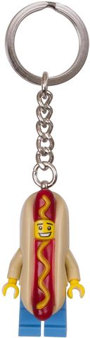 Hot Dog Guy Key Chain