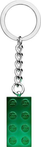 2x4 Green Metallic Keyring
