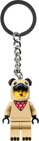 French Bull Dog Guy Key Chain
