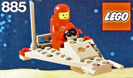 Raumgleiter mit Astronaut
