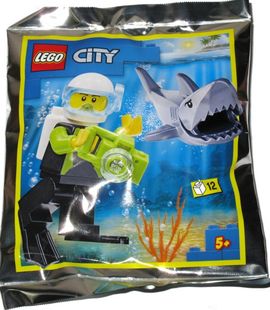 Scuba Diver and Shark