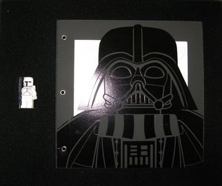 White Boba Fett Minifig and Star Wars Book