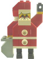 Detail: Weihnachtsmann