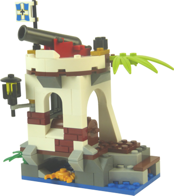 Soldaten-Wachposten mit Piratenflo� (70410)