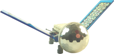 Satellite with Astronaut (6458)